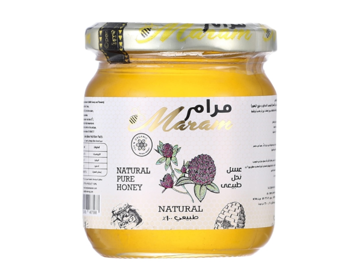 صورة عسل نحل مرام زهور البرسيم 250 جم