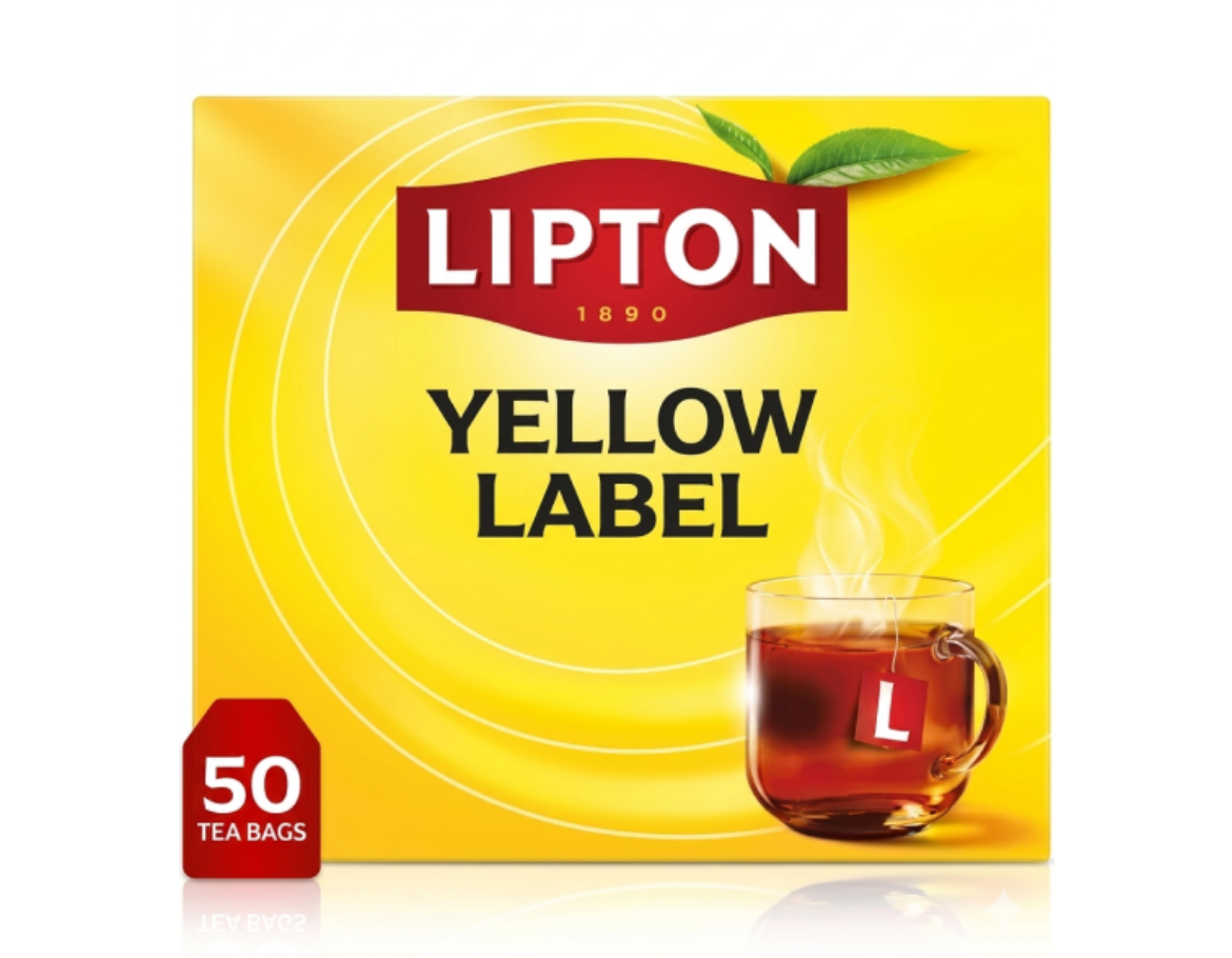 صورة ليبتون شاي أصفر – 50 فتلة