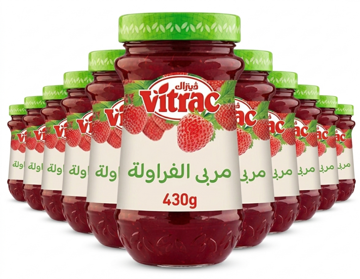 صورة فيتراك مربى فراولة – 430 جم