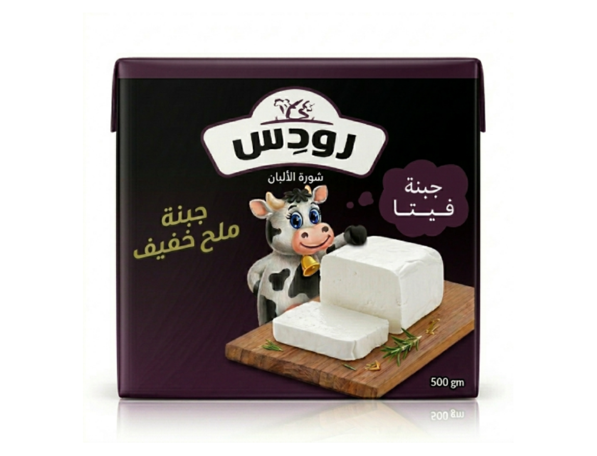 صورة رودس جبنة ملح خفيف 500 جم